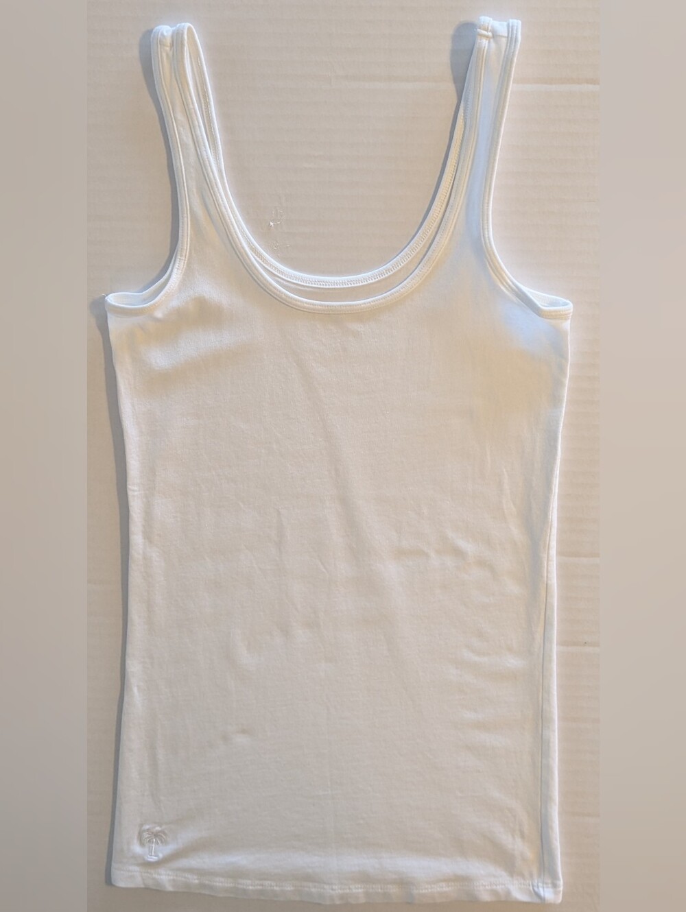 Lilly Pulitzer Classic Women's White Tank Top- XXS (NWOT)